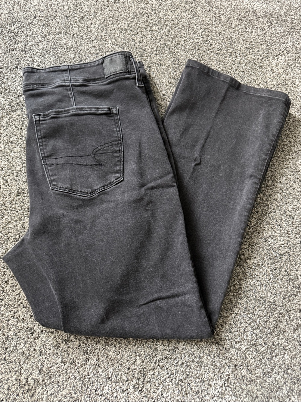 American Eagle Outfitters black jeans - next level stretch- size 18 #AEjeans